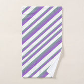 Ombre Violet Multi - Rayures (Serviette à main)