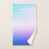 Ombre violet turquoise (Serviette à main)