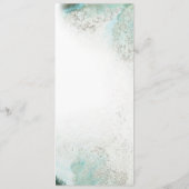 Ombre Waterverf Dinner Menu | GREEN (Achterkant)