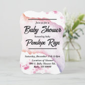 Ombre Waterverf Enclosure Kaart (Staand voorkant)