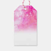 Ombre Waterverf Wedding Hartelijk dank Labels - Ro Cadeaulabel (Achterkant)
