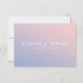 Ombre Whimsical Fairytale Wedding RSVP (Dos)