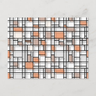 Ombres d'automne Carte postale Art moderne