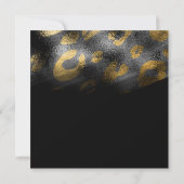 Ombres noires et invitations de fêtes Empreintes d (Dos)