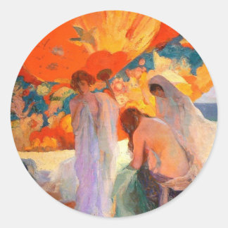 Ombres reflecteert door LLUÍS MASRIERA Ronde Sticker