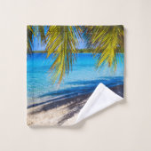 Ombres sur la plage (Gant de toilette)