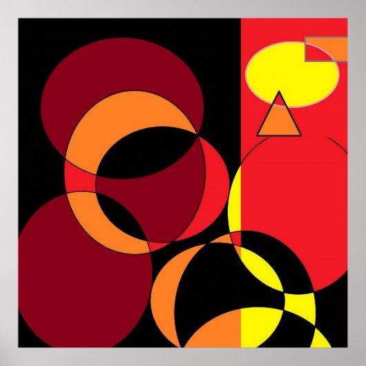 Omcirkeld uur van de ondergang poster (Voorkant)