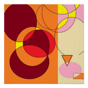 omcirkelde nul perfect poster