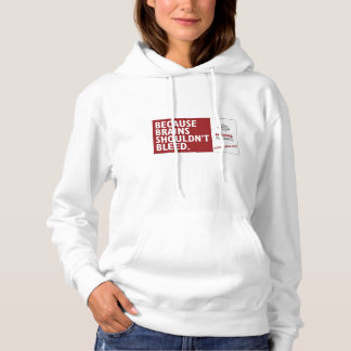 Omdat Brains niet zou moeten bloedenᵀ vrouwenhoodi Hoodie