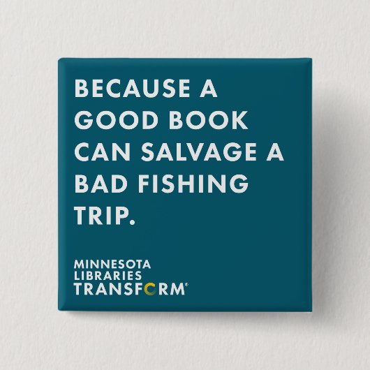 Omdat de Button Vist (Voorkant)