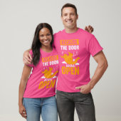 Omdat de deur open skydiving was t-shirt (Unisex)