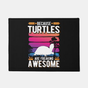 Omdat de schildpadden Geweldige schildpadden maken Deurmat