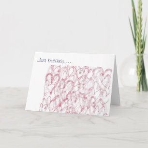 Omdat enkel…. Ik houd van u Kaart