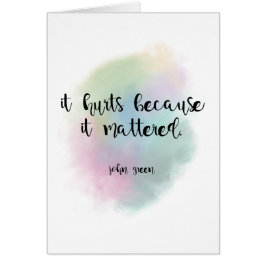 Omdat het van belang was