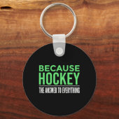 Omdat Hockey Sleutelhanger (Voorkant)