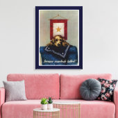 Omdat iemand het had canvas afdruk (Insitu (Woonkamer))