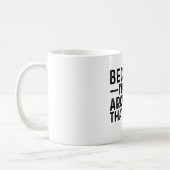 Omdat ik de architect ben, daarom koffiemok (Links)