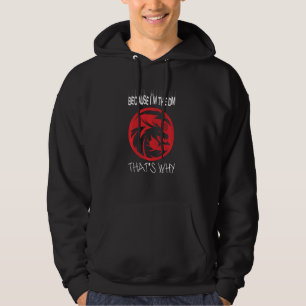 Omdat ik de Dm Rpg Game Master Dungeon Rpg Dic ben Hoodie