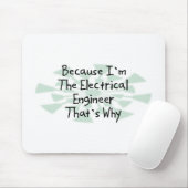 Omdat ik de Electrical Engineer ben Muismat (Met muis)