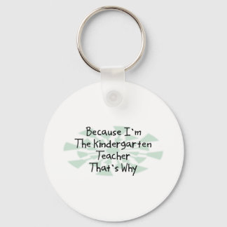 Omdat ik de Kindergarten-leraar ben Sleutelhanger
