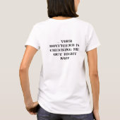Omdat ik loop... t-shirt (Achterkant)