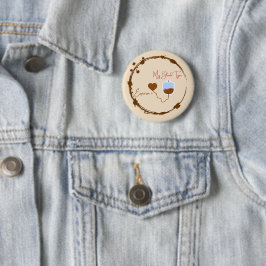 Omdat je 90% espresso bent en dat weet iedereen. ronde button 5,7 cm