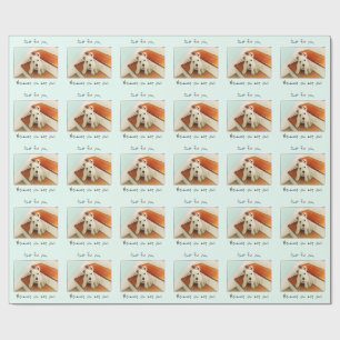 Omdat je jezelf bent, wiestie puppy op stap cadeaupapier