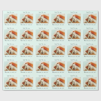 Omdat je jezelf bent, wiestie puppy op stap cadeaupapier