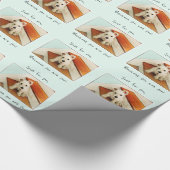 Omdat je jezelf bent, wiestie puppy op stap cadeaupapier (Hoek)