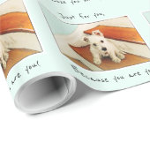 Omdat je jezelf bent, wiestie puppy op stap cadeaupapier (Rol Hoek)