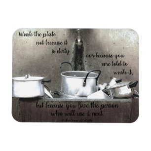 "Omdat je van" Kitchen Magnet Magneet
