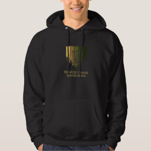 Omdat kettingen goed klinken Disc Golf Hobby Golfe Hoodie