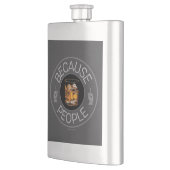 Omdat Mensen (whiskey) Flask Flacon (Links)