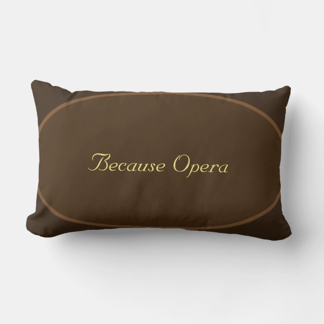 Omdat Opera Pillow Kussen (Voorkant)