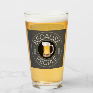 Omdat People (bier) Glass Glas