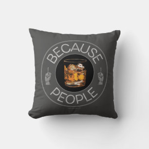 Omdat People (whiskey) Sierkussen