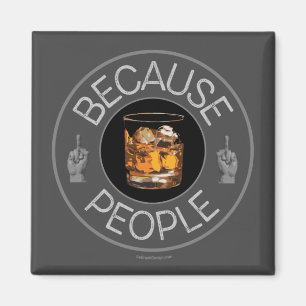 Omdat People (whisky) Magnet Magneet