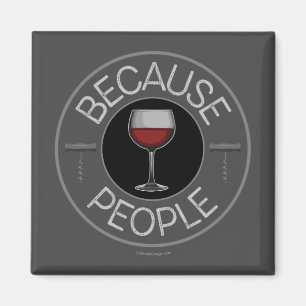 Omdat People (wine) Magnet Magneet