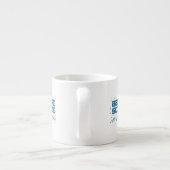 Omdat Science Funny Espresso Kop (Achterkant)