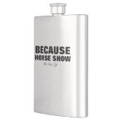 Omdat Show van paarden Heupfles (Links)