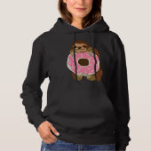 Omdat sleuven en donuts hoodie (Voorkant)