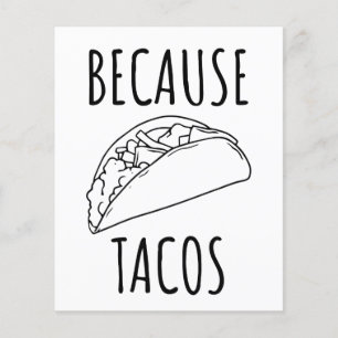 Omdat Tacos Flyer