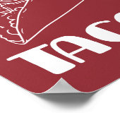 Omdat Tacos Poster (Hoek)