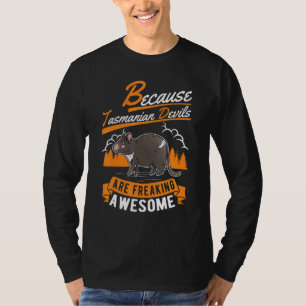 Omdat Tasmanian Devil Ontzettend Vet Is Tasma T-shirt