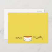 Omdat thee van gelukkige slogans houdt, Japanse st Briefkaart (Voorkant / Achterkant)