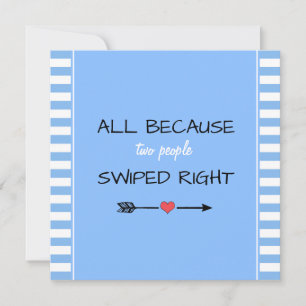 Omdat twee mensen het juiste Baby shower in hebben Kaart