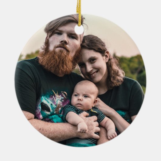 Omdat twee mensen verliefd werden op afbeelding keramisch ornament (Achterkant)