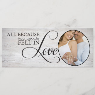 Omdat twee mensen verliefd worden save the date