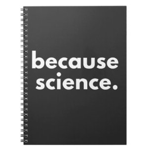 Omdat wetenschap notitieboek