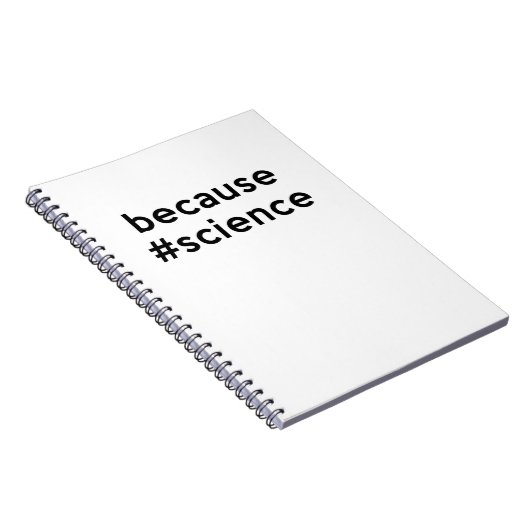 Omdat wetenschap notitieboek (Rechterzijde)